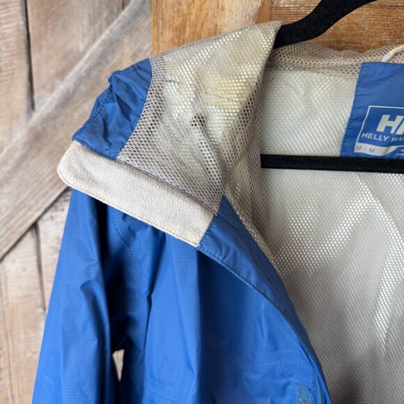 Helly Hansen Blue Rain Jacket Size M - Picture 9 of 12